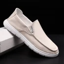 Giày lười nam vải canvas - thiết kế slip-on, nhẹ, thoáng khí, thoải mái, phù hợp đi chơi & dạo phố mùa hè