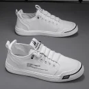 Giày sneaker nam cao cấp - vải canvas lụa lạnh, thoáng khí, đế chống trượt, phù hợp đi bộ & thể thao hàng ngày