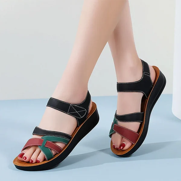 Giày sandal nữ đế xuồng thấp - đế độn, chất lượng tốt, thoải mái