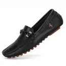 Giày lười nam da thật thủ công - kiểu moccasin, êm ái, thời trang