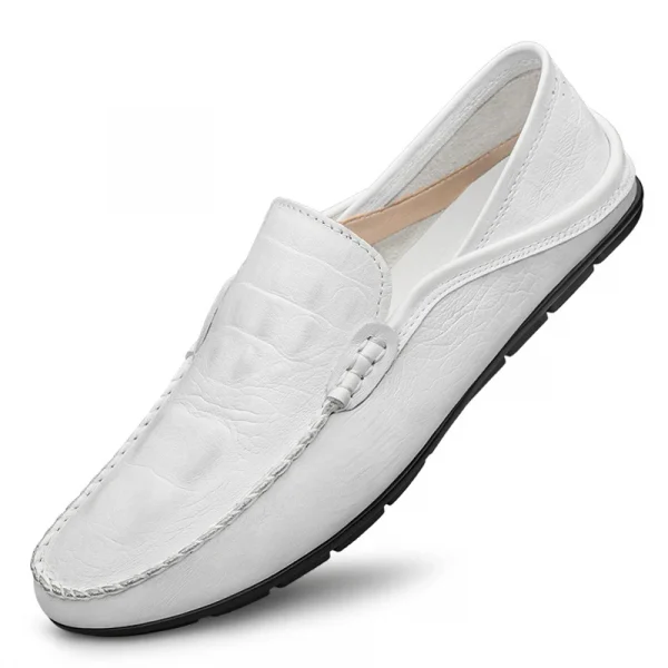Giày lười nam da thật thủ công - kiểu moccasin, thoáng khí, dễ mang, đế mềm, phù hợp công sở & đi chơi hàng ngày - Hình ảnh 7