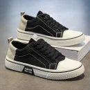 Giày sneaker nam vải canvas cổ điển - phong cách thời trang, chống trượt, thoáng khí