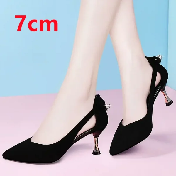 Giày cao gót nữ Cresfimix - gót nhọn, màu bạc/vàng, quyến rũ, phù hợp tiệc cưới & dạ tiệc - Ảnh 13