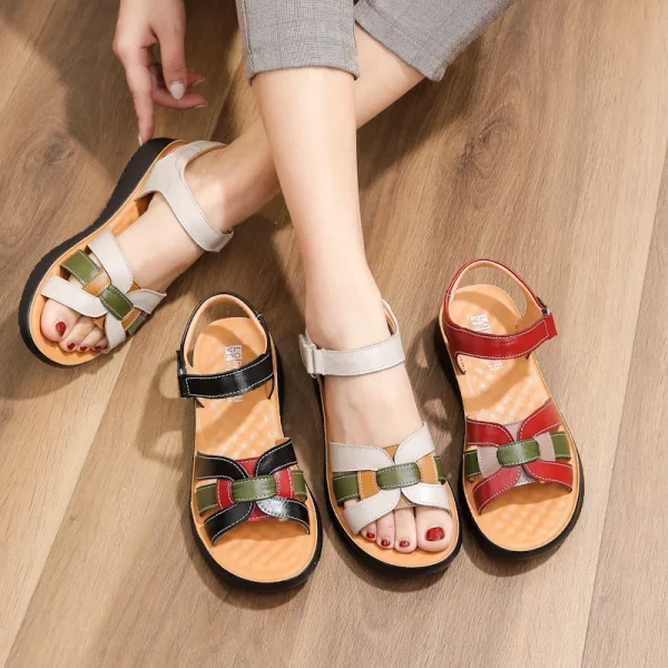 Giày sandal nữ mùa hè - đế mềm chống trượt, thoải mái - Hình ảnh 3