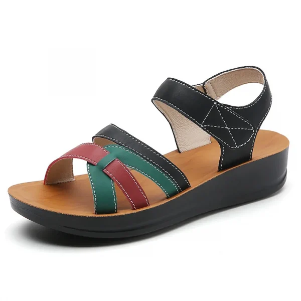 Giày sandal nữ đế xuồng thấp - đế độn, chất lượng tốt, thoải mái - Hình ảnh 6
