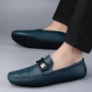 Giày lười nam da thật kiểu Ý - siêu nhẹ, thủ công, dễ mang, đa năng, phù hợp đi chơi & lái xe