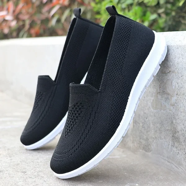 Giày Bệt Nữ Xuân Hè - Giày Vải Bắc Kinh Cổ Điển, Đế Mềm - Ảnh 4