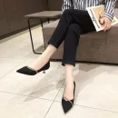 Giày Cao Gót Nữ Da Lộn 2025 - Mũi Nhọn, Gót Nhọn, Thời Trang, Quyến Rũ, Phù Hợp Cưới Hỏi & Công Sở