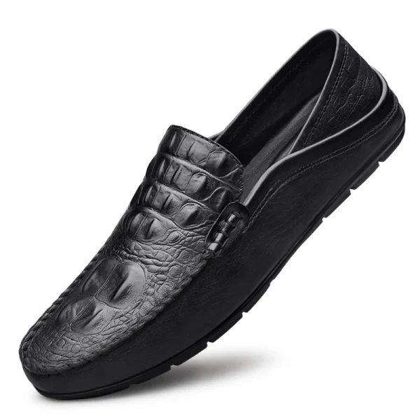 Giày lười nam da thật thủ công - kiểu moccasin, thoáng khí, dễ mang, đế mềm, phù hợp công sở & đi chơi hàng ngày - Hình ảnh 9