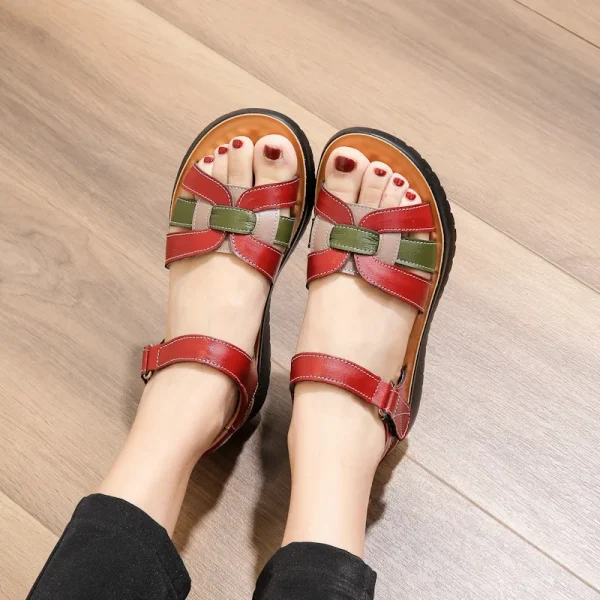 Giày sandal nữ mùa hè - đế mềm chống trượt, thoải mái - Hình ảnh 7